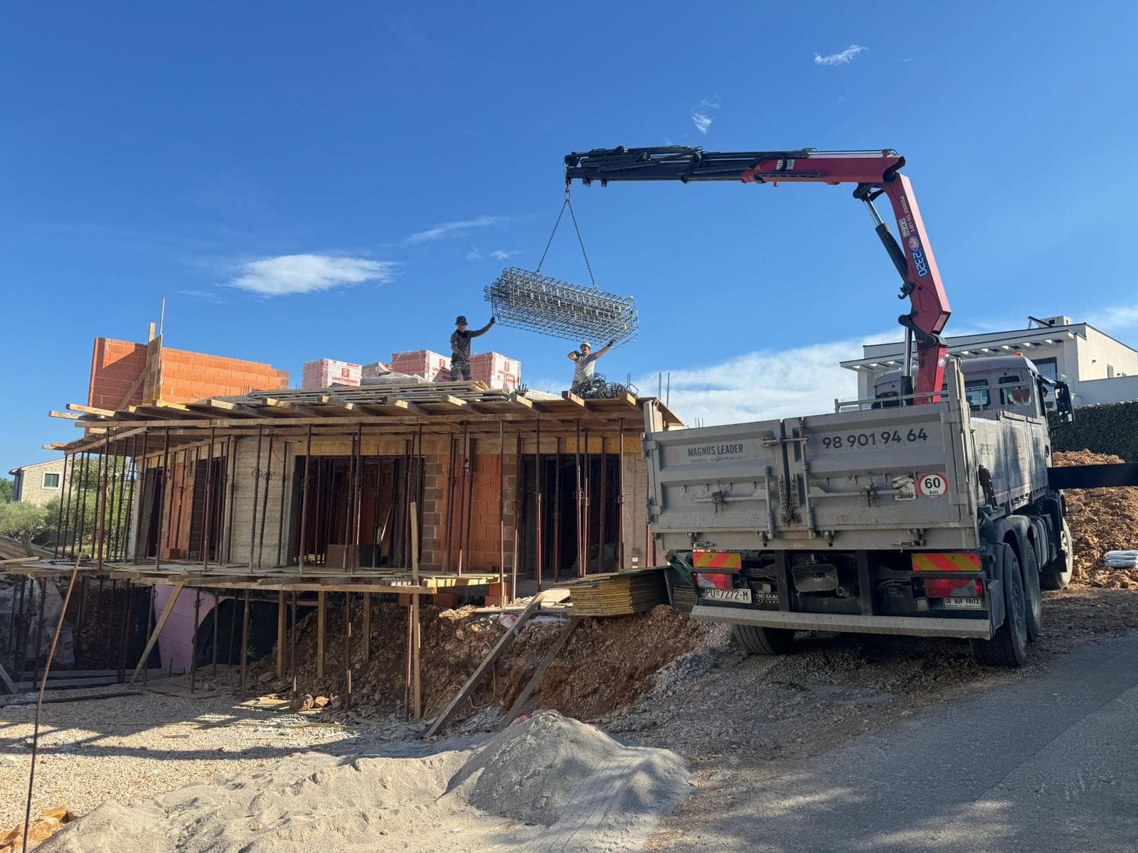 Dovoz građevinskog materijala na gradilište