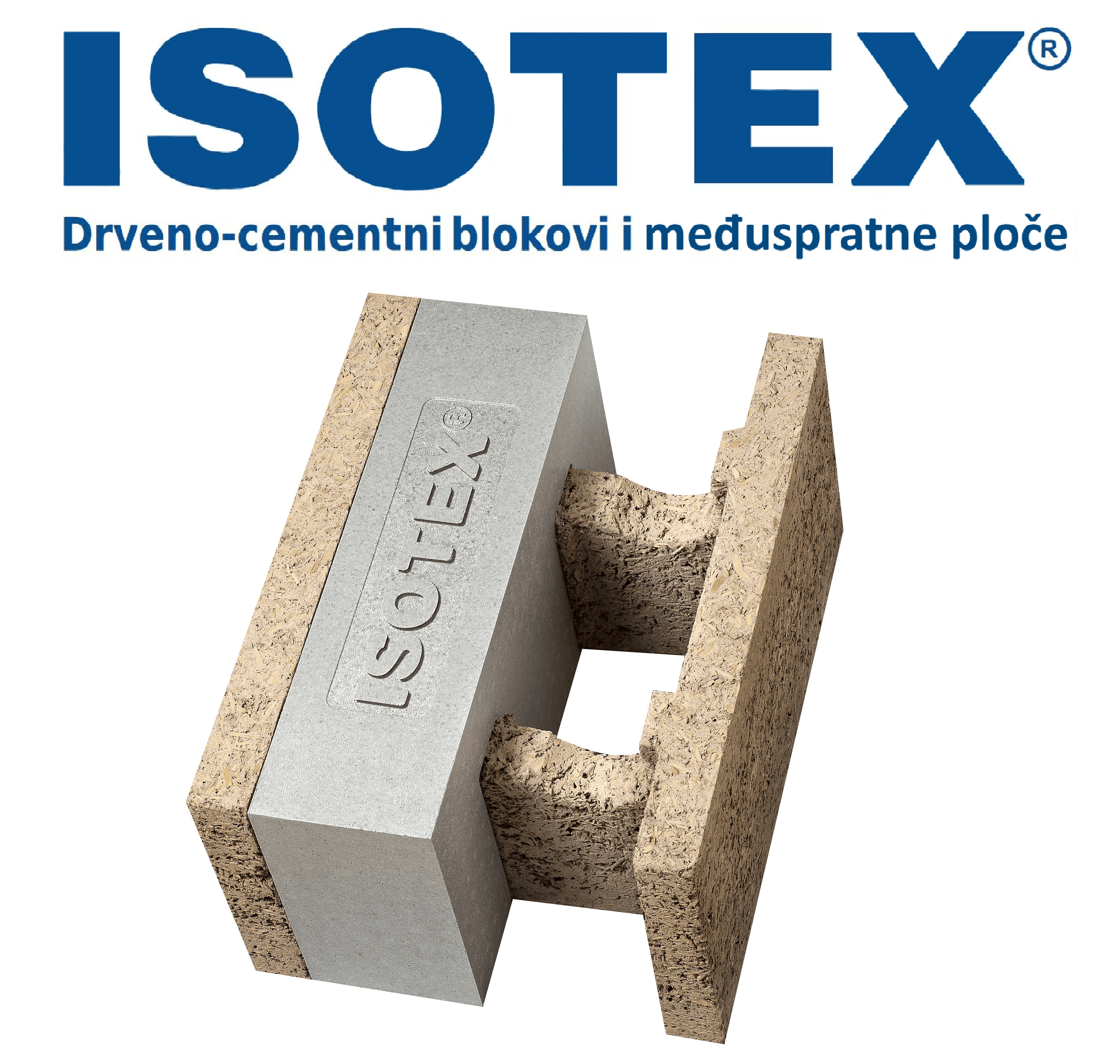 Drvo-cementni ISOTEX blokovi s integriranom izolacijom